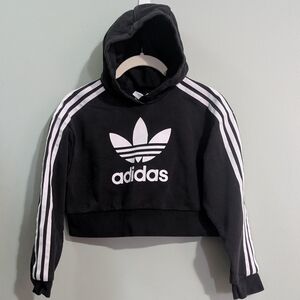 EUC Girls Adidas Crop Hoodie *Q5